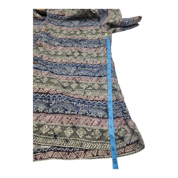 John Rich and Bros Woolrich Shirt Men L Multicolor Cotton Hawaiian Coastal Rare - Picture 3 of 6